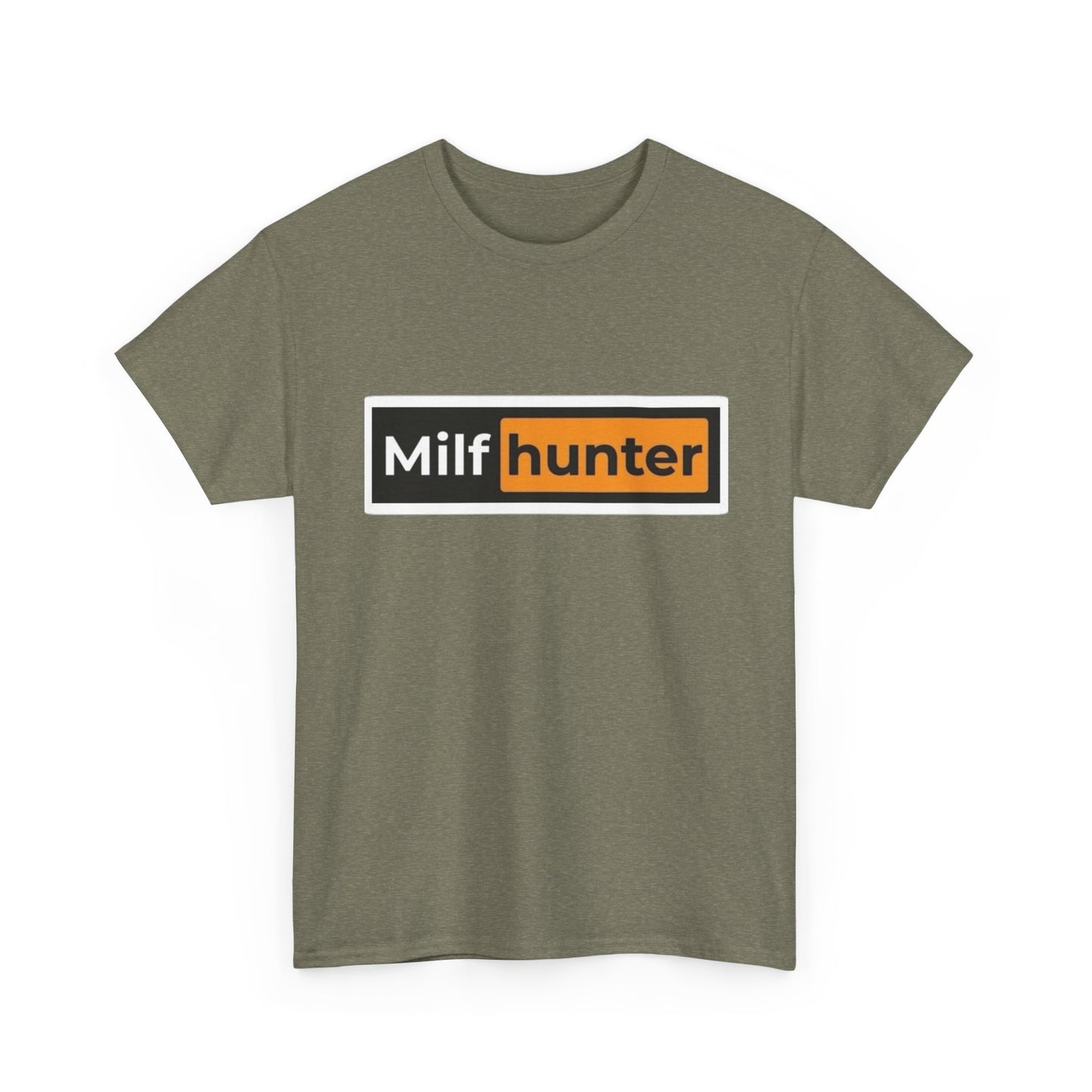 Milfhunter Funny Onlyfans Jokes Graphic T Shirt Unisex Heavy Cotton Tee NEW