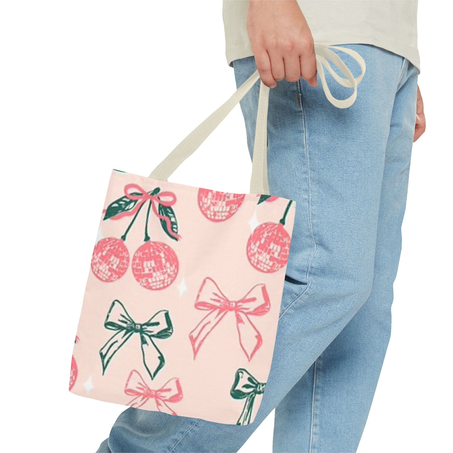 Pink And Green Bows BRAND NEW Tote Bag (AOP)