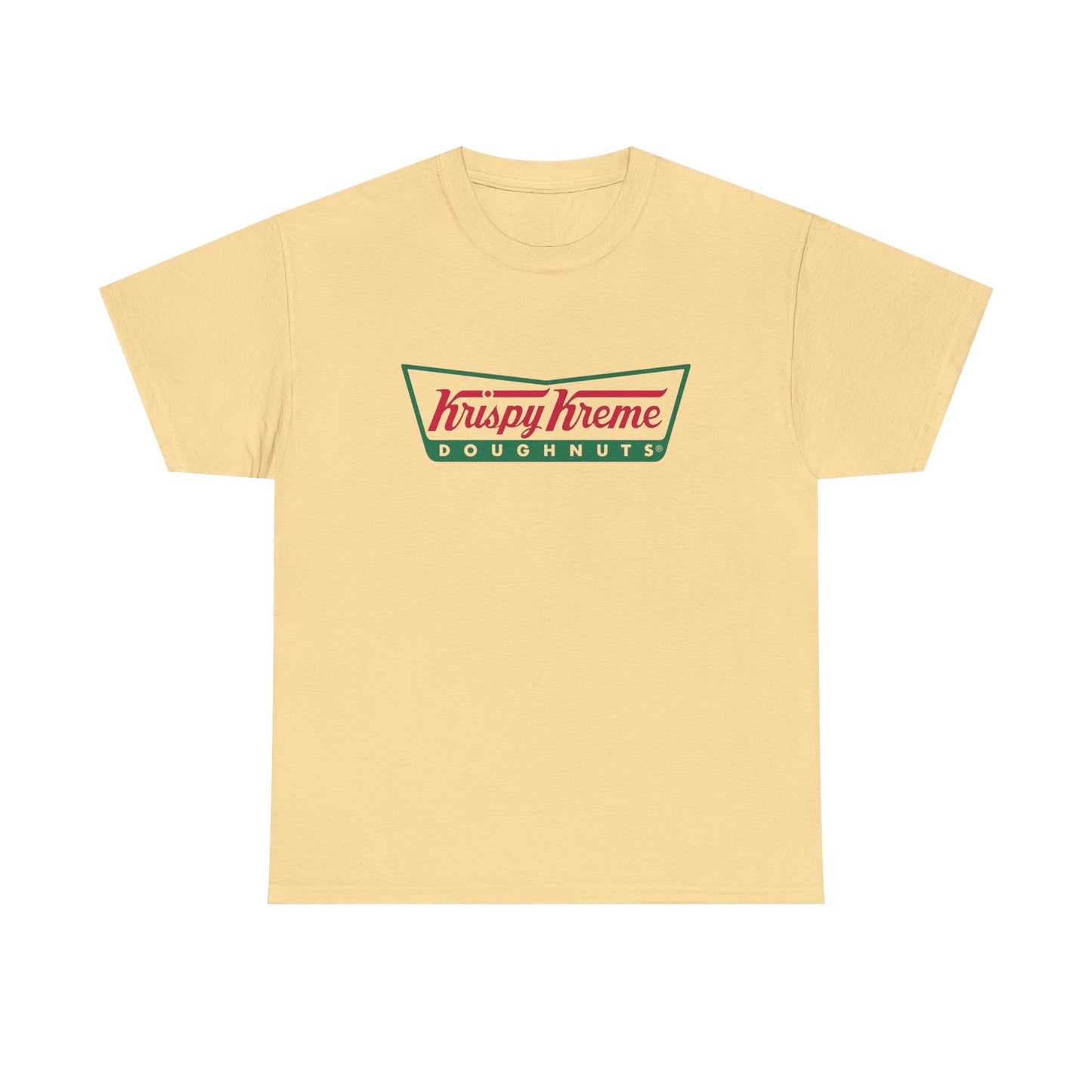 Krispy Kreme Donuts T Shirt Graphic Unisex Heavy Cotton Tee NEW GIFT