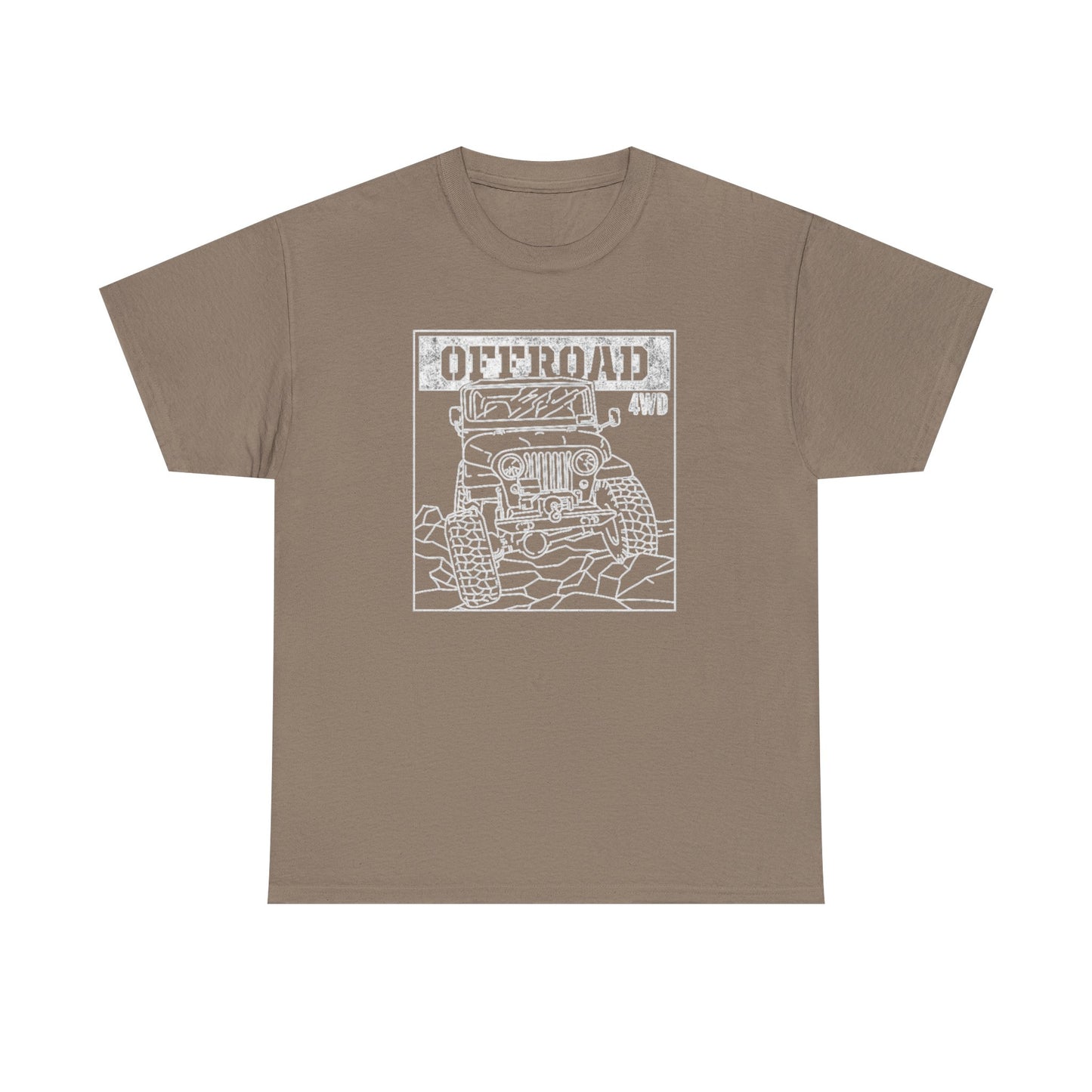 Offroad 4wd Retro Trailboss Graphic T Shirt NEW Unisex Heavy Cotton Tee