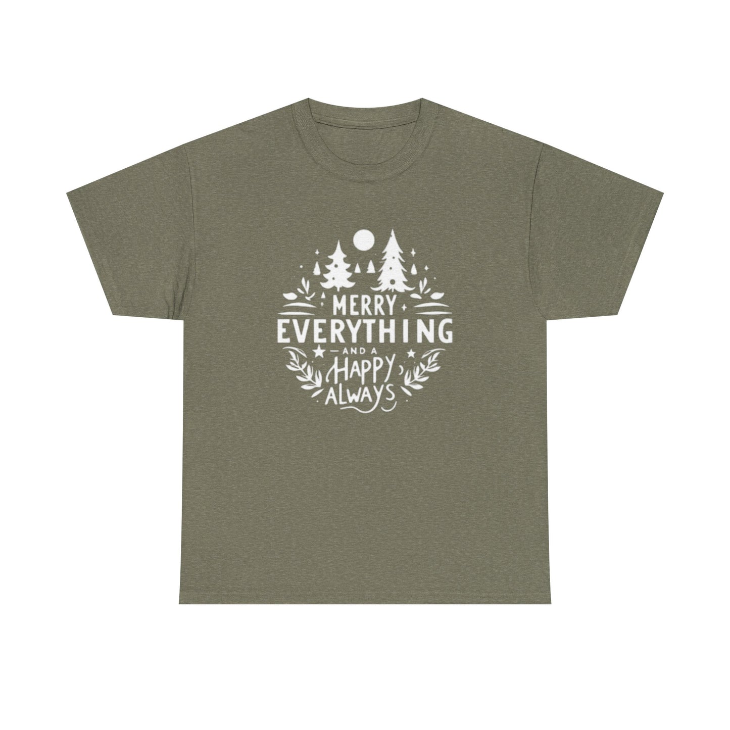 Merry Everything Holidays Graphic T Shirt NEW Adult Tee
