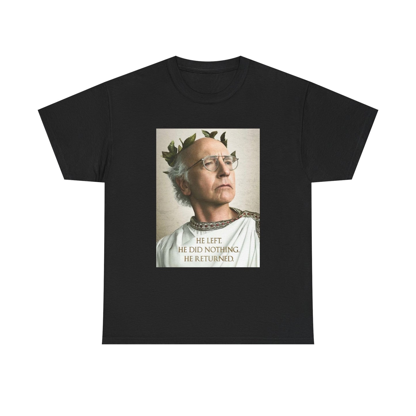 Larry David T shirt Curb Your Enthusiasm Comedy Unisex Heavy Cotton Tee Seinfeld