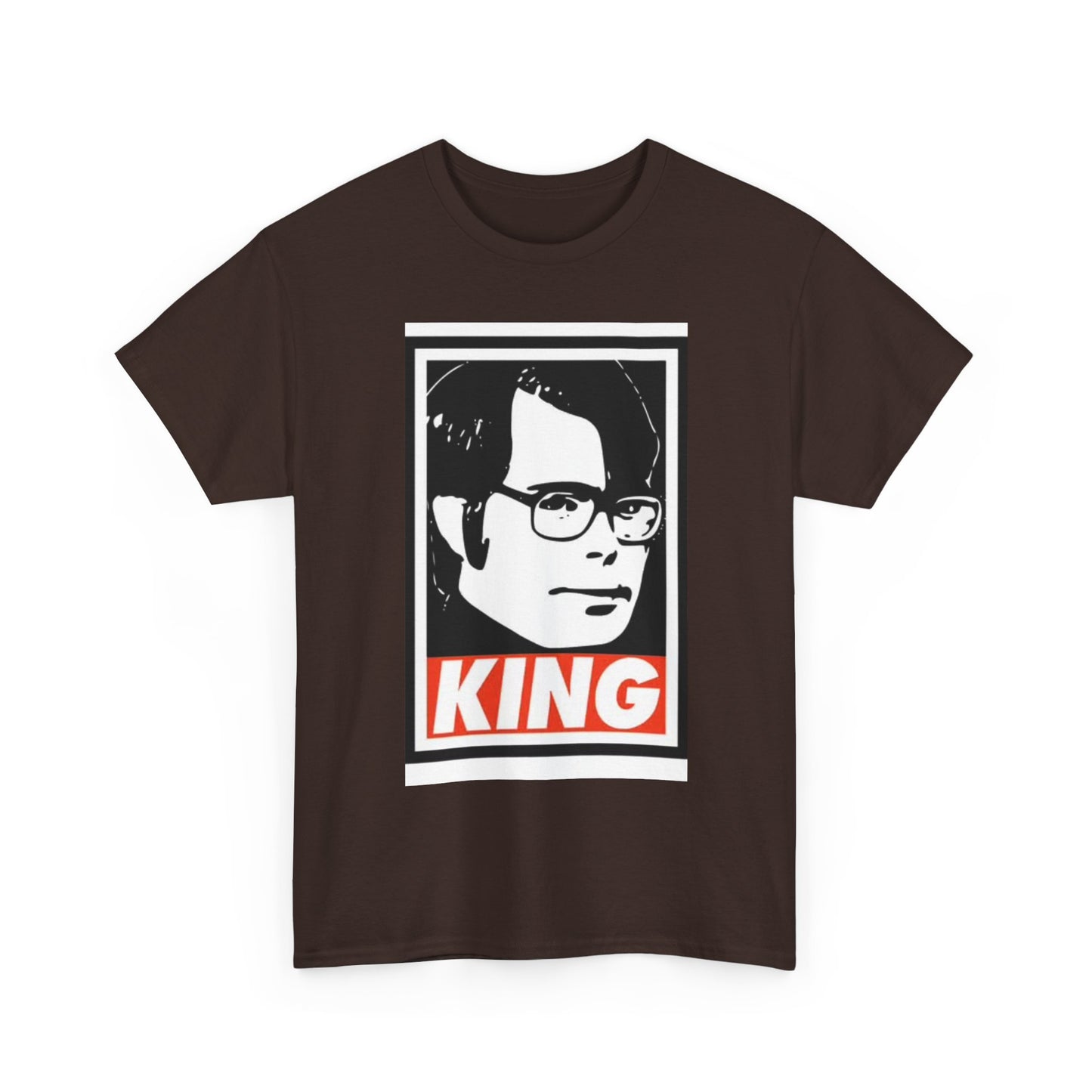 Stephen King Shirt Retro Poster Horror Funny Gift Scary Unisex Heavy Cotton Tee