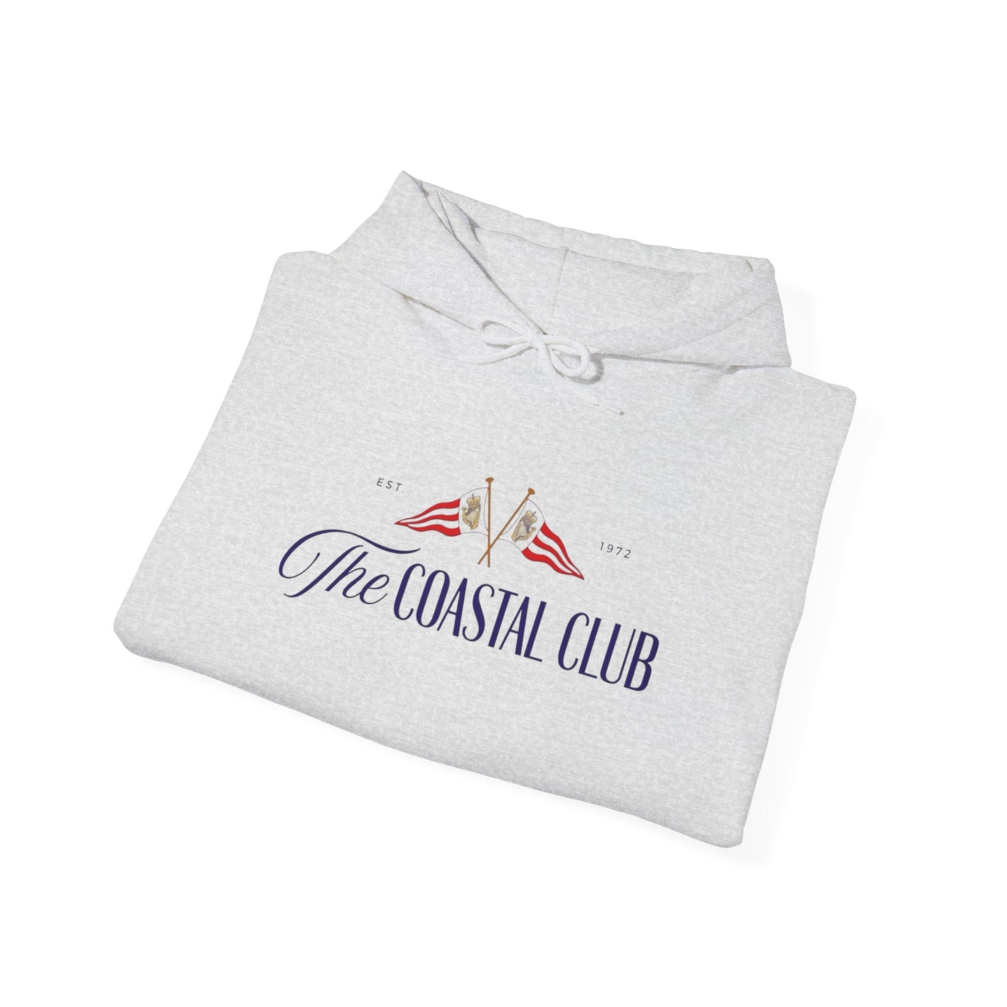 The Coastal Club Retro Graphic Hoodie Unisex Heavy Blend™ Hooded Sweatshirt