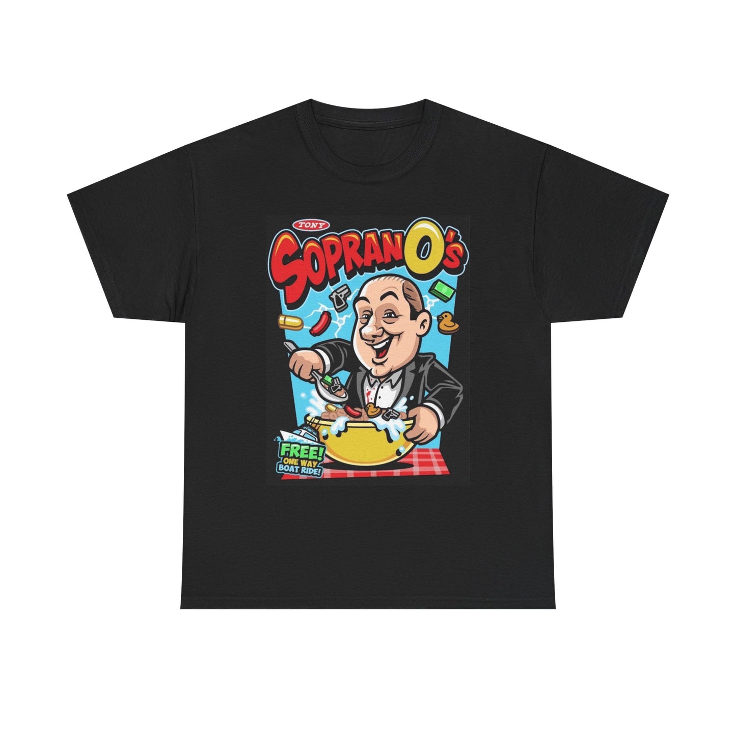 The Sopranos Graphic T Shirt Vintage Tv Retro Unisex Heavy Cotton Tee