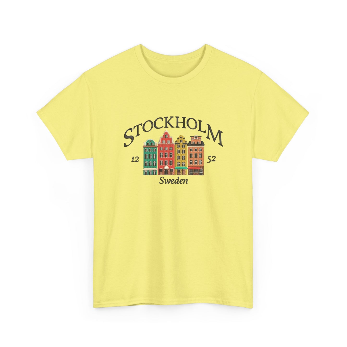 Stockholm Sweden Graphic T Shirt NEW Unisex Heavy Cotton Tee