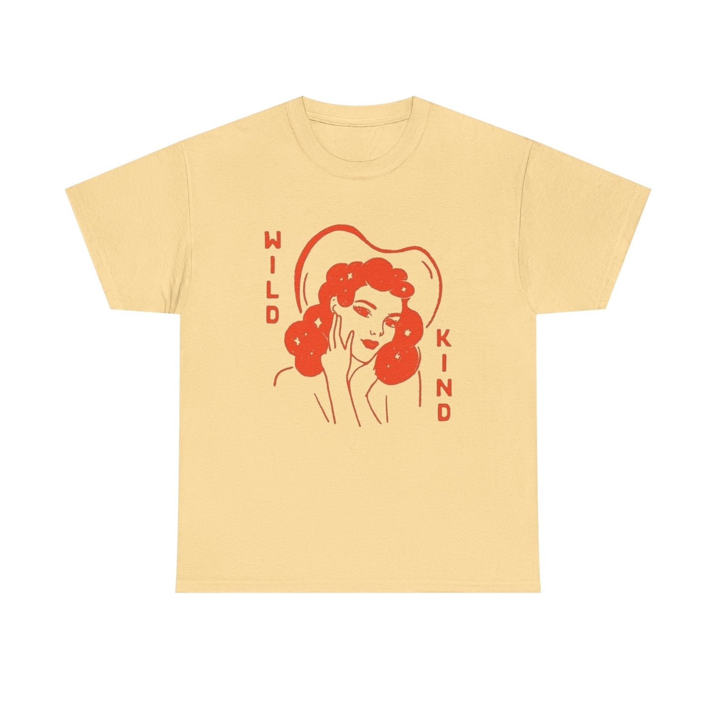 Wild Kind Cowgirl Graphic T Shirt Unisex Heavy Cotton Tee NEW Gift
