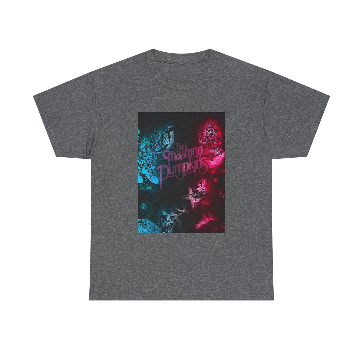 The Smashing Pumpkins Tshirt Vintage Merch Neon Unisex Heavy Cotton Tee