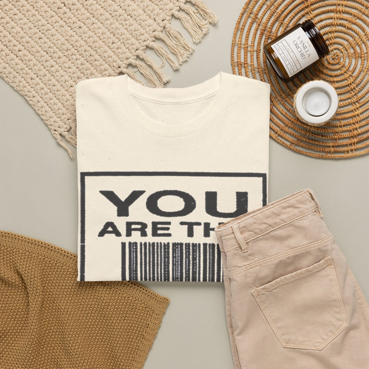 You Are the Product Barcode Graphic T-Shirt Men's Tee