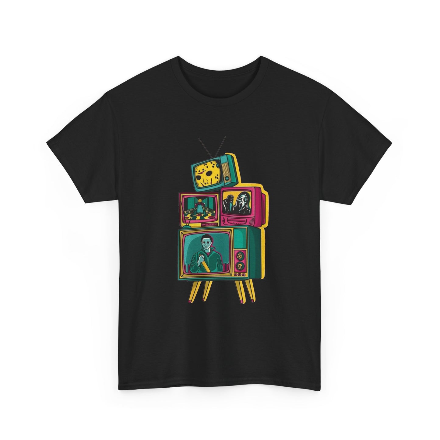 Horror Movie Tv Retro Graphic T Shirt Unisex Heavy Cotton Tee