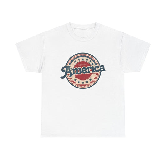 Made In America Graphic T Shirt Unisex NEW Heavy Cotton Tee
