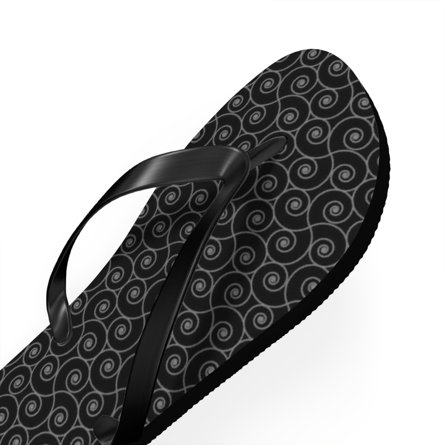 Black Monogram Flip Flops, Sandals Slides, Summer Footwear, Brand New