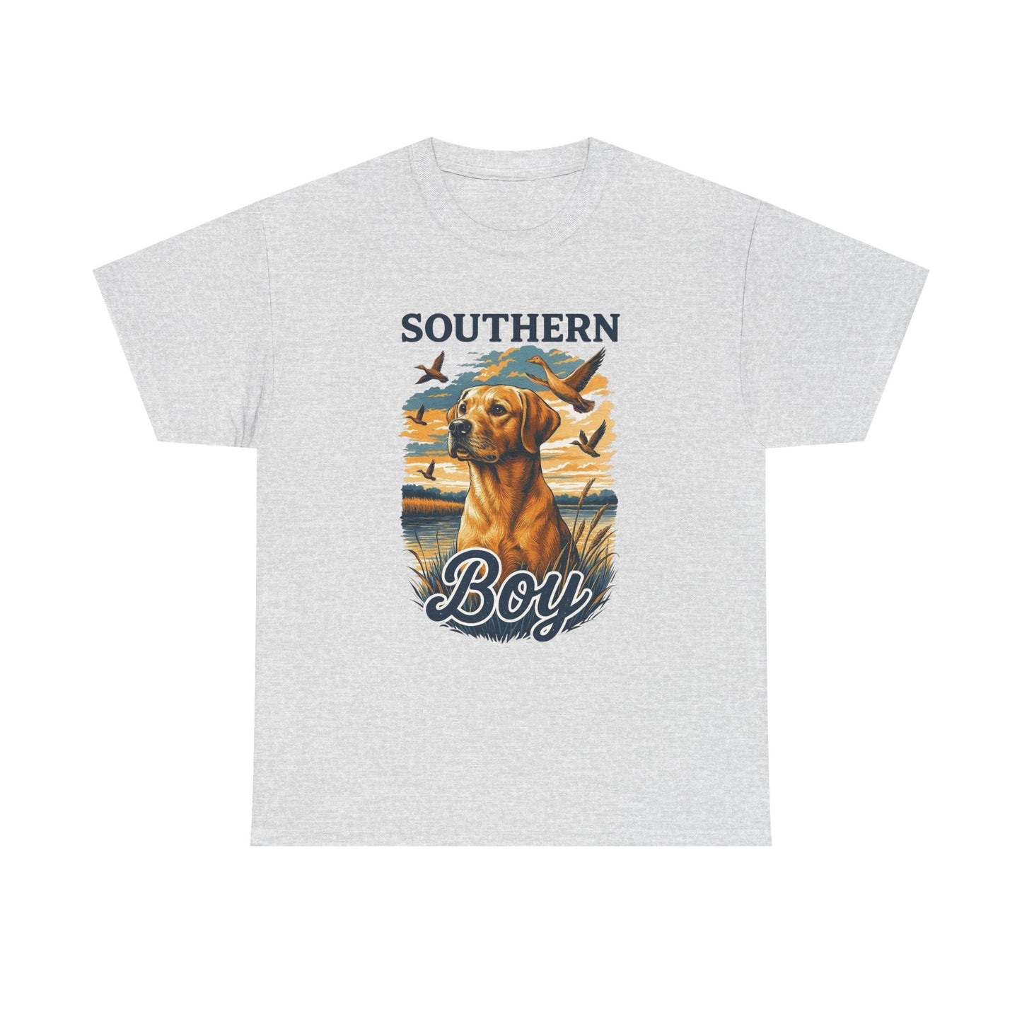 Southern Boy Hunting Graphic T Shirt Unisex Heavy Cotton Tee