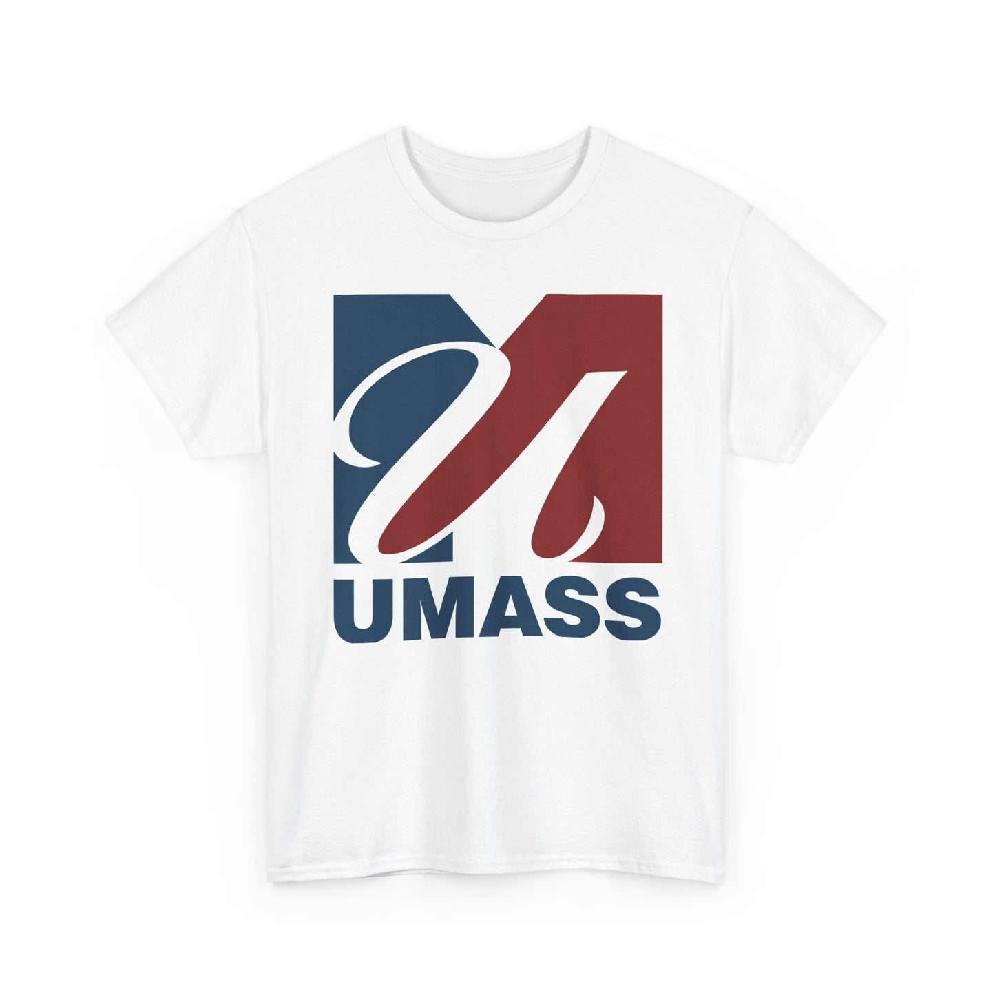 UMASS State Logo BRAND NEW Apparel T Shirt Unisex Unisex Heavy Cotton Tee