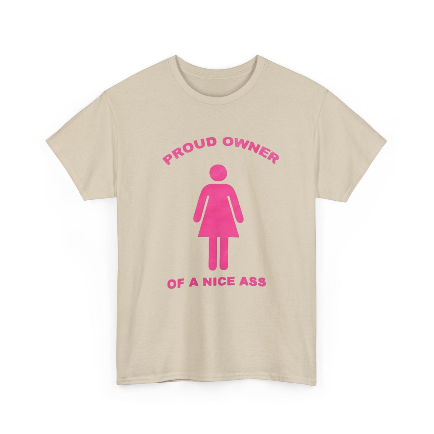 Proud Owner Of A Nice Ass Graphic T Shirt NEW Adult Unisex Heavy Cotton Tee