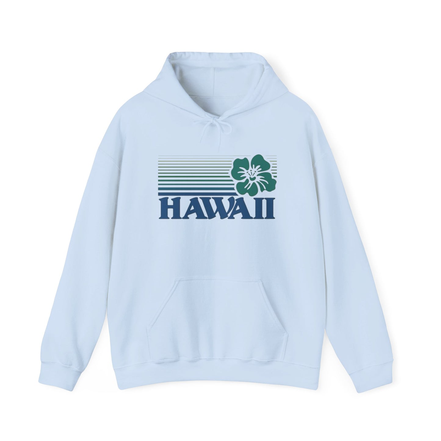 Hawaii Surfing Graphic Hoodie Unisex Heavy Blend™ Hooded Sweatshirt