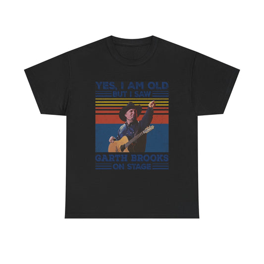 Garth Brooks Tshirt Retro Country Concert Tour Unisex Heavy Cotton Tee New