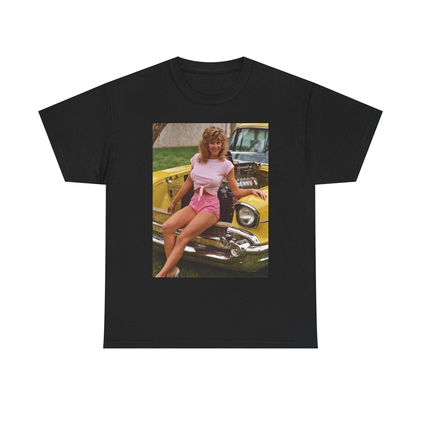 Car Model 70s Vintage Graphic T Shirt S-5XL NEW Unisex Cotton Tee