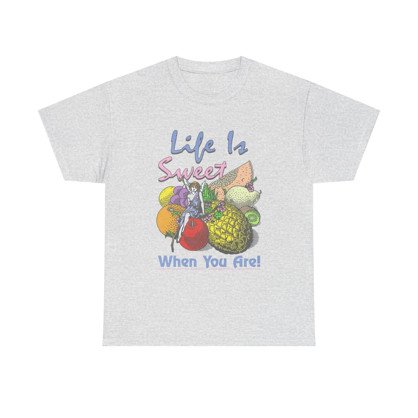 Life Is Sweet When You Are Graphic T-Shirt Cotton Tee New Gift Vintage