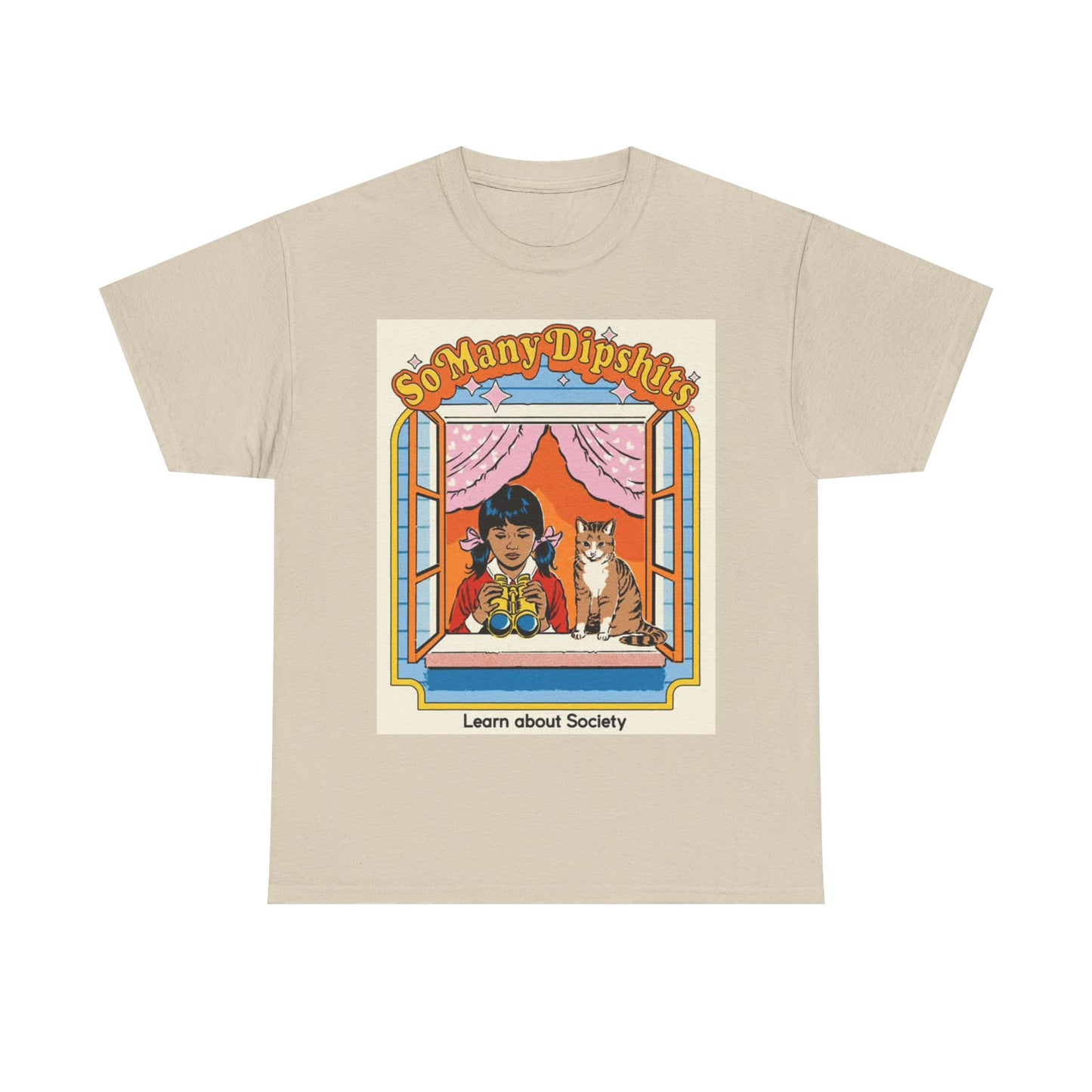 Cant Fix Stupid Tshirt Funny 80s Graphic So many Dips graphic Heavy Cotton Tee