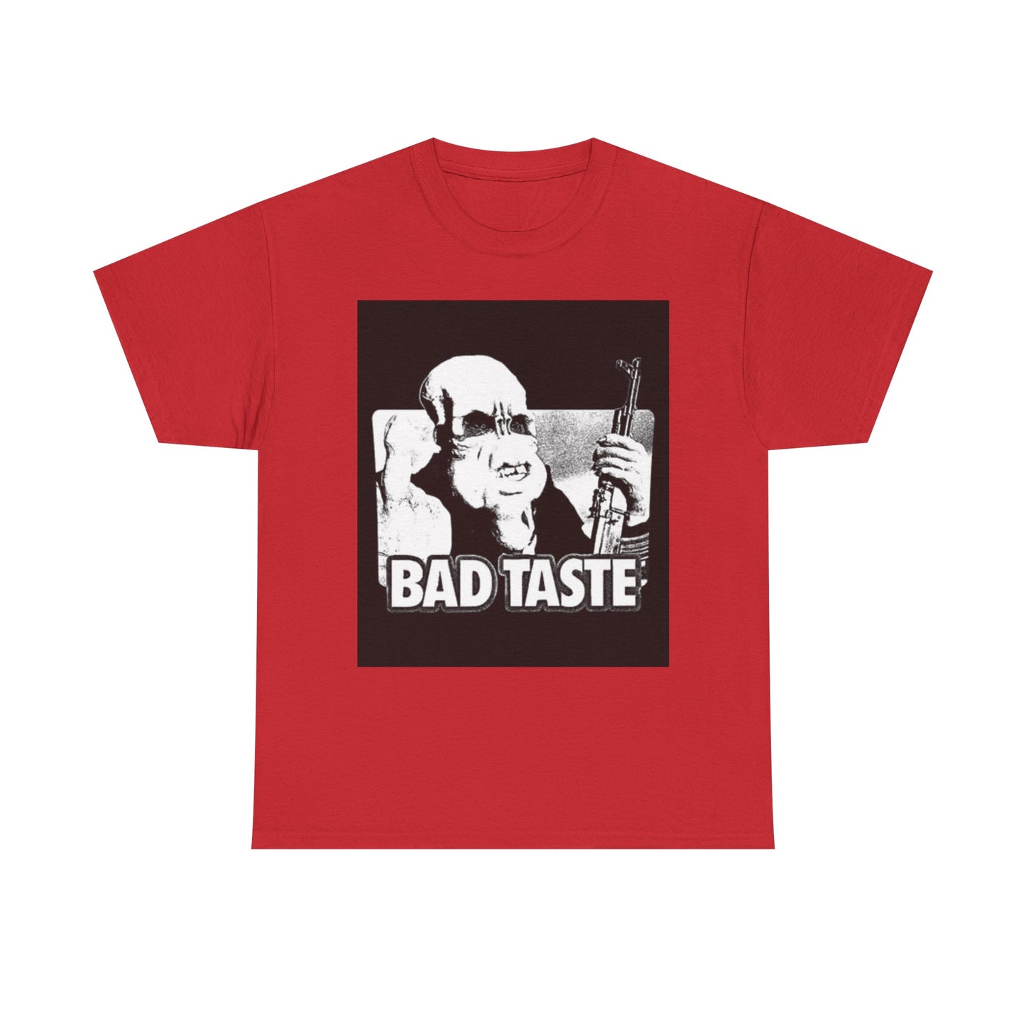 Bad Taste Poster Shirt Retro Graphic Art Unisex Heavy Cotton Tee