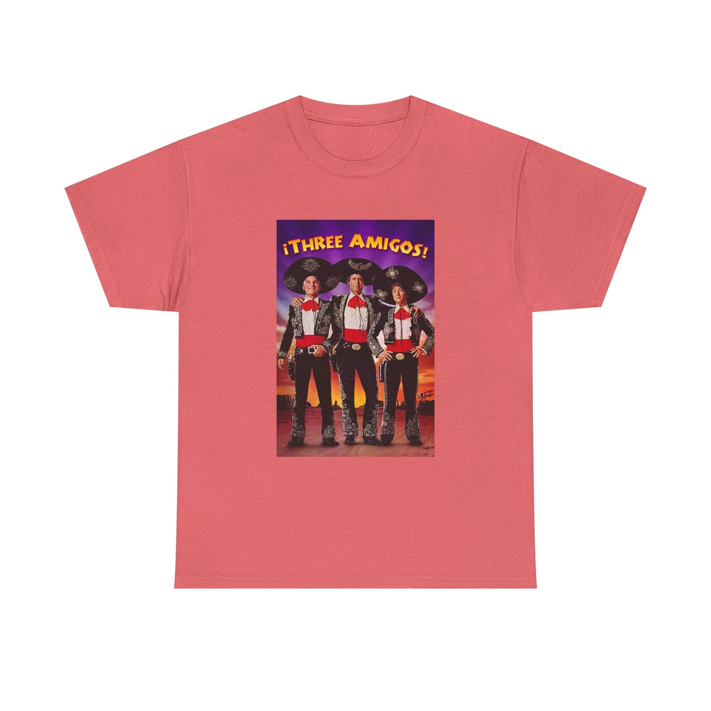 Three Amigos Tshirt Steve Martin Graphic Vintage Comedy Unisex Heavy Cotton Tee