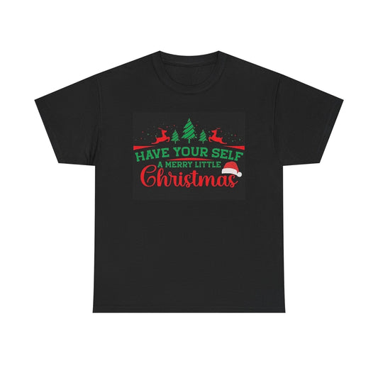 Merry Christmas Graphic T Shirt Retro Vintage Holidays Unisex Heavy Cotton Tee