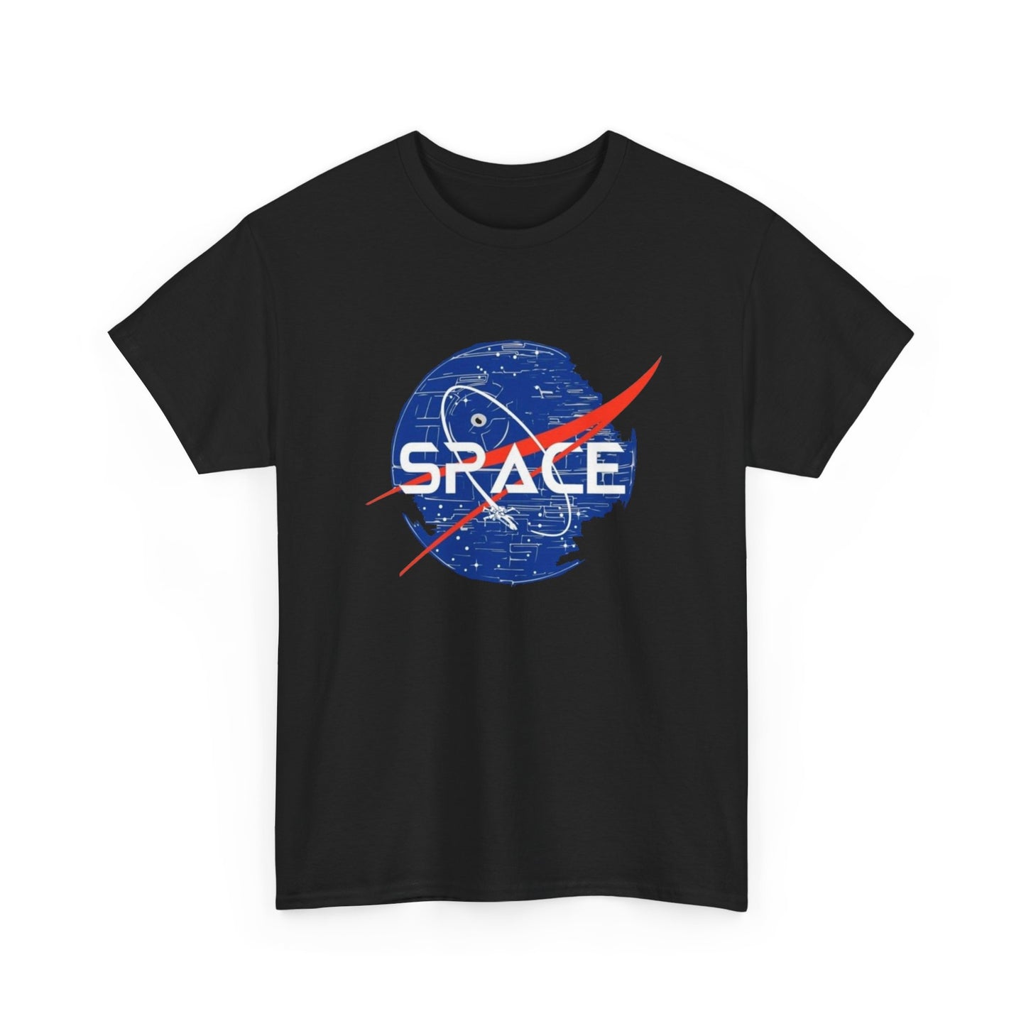 Space Graphic T Shirt Unisex Heavy Cotton Tee