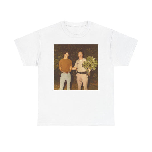 Hilarious T Shirt Funny Vintage Weed Bust 70s Comedy Happy Unisex Heavy Cotton