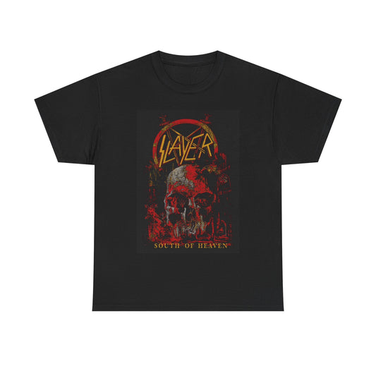 Slayer T-shirt south of heaven metal vintage graphic art Unisex Heavy Cotton Tee