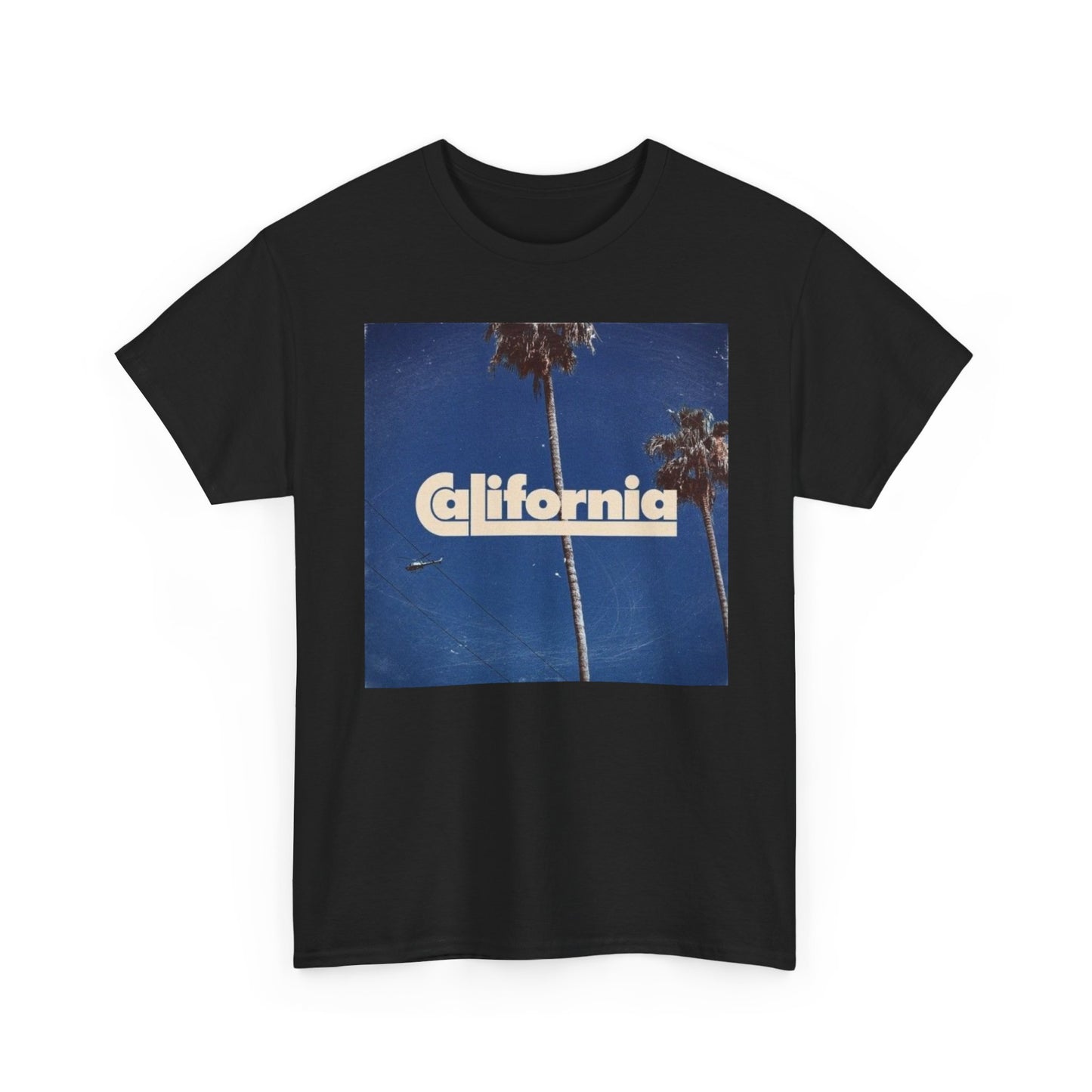 California Vintage Palm Trees Graphic T-Shirt Unisex Heavy Cotton Tee