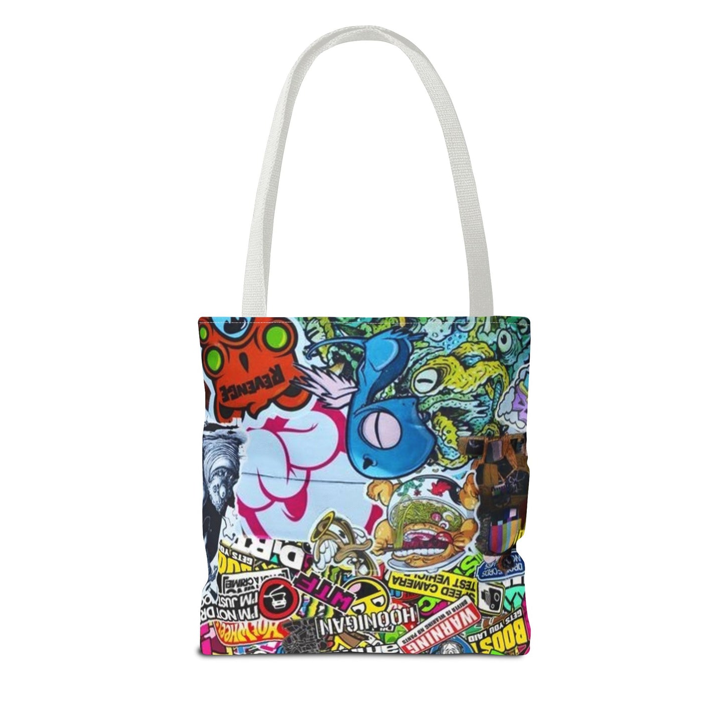 Stickers Skateboarding All Over Print BRAND NEW Purse Pocketbook,Travel Tote Bag