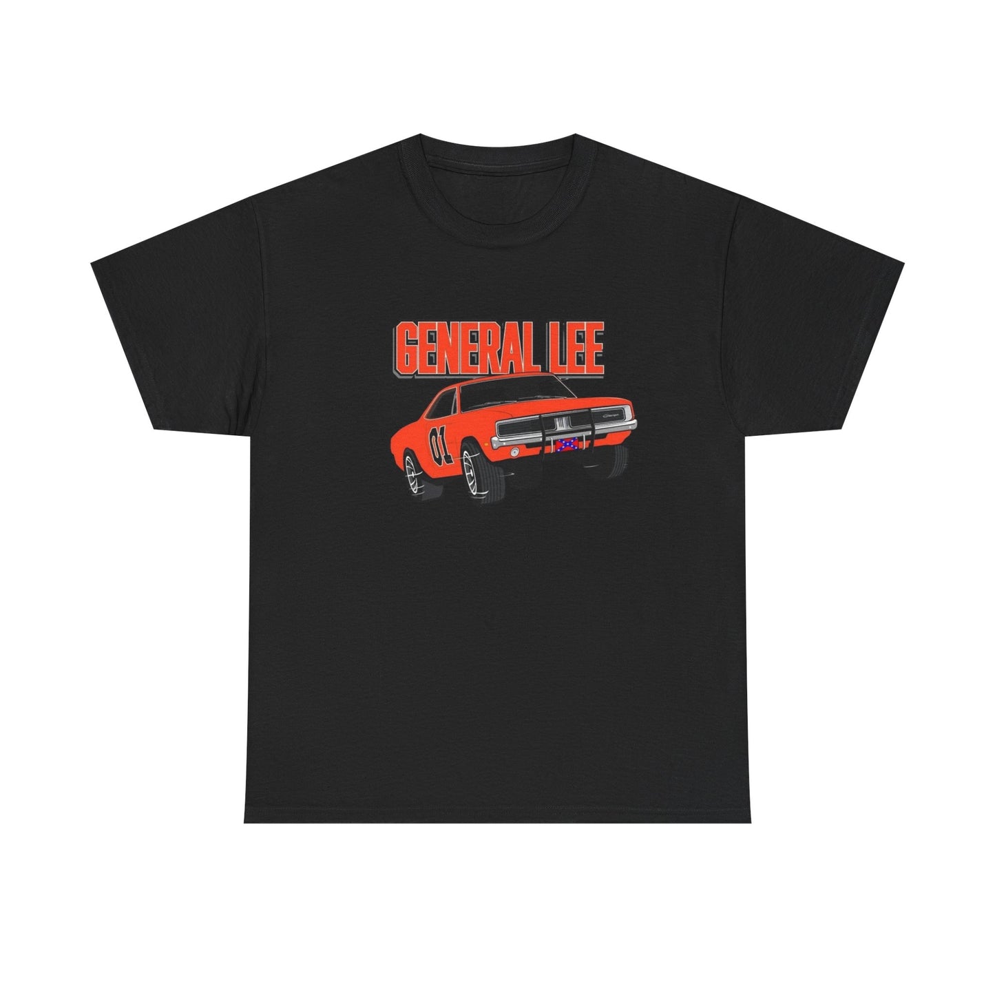 General Lee Charger Vintage Graphic T Shirt NEW ADULT