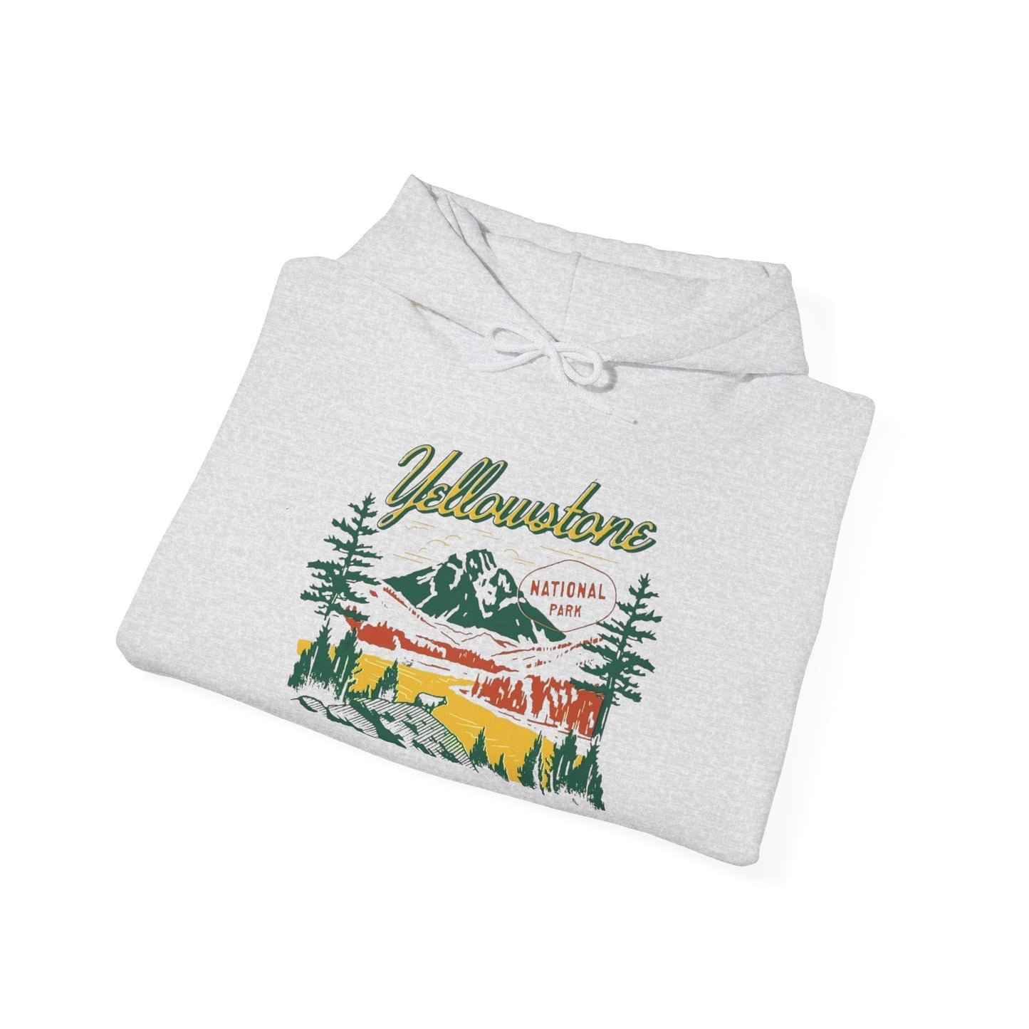 Yellowstone Retro Graphic Hoodie Unisex Heavy Blend™ Hooded Sweatshirt