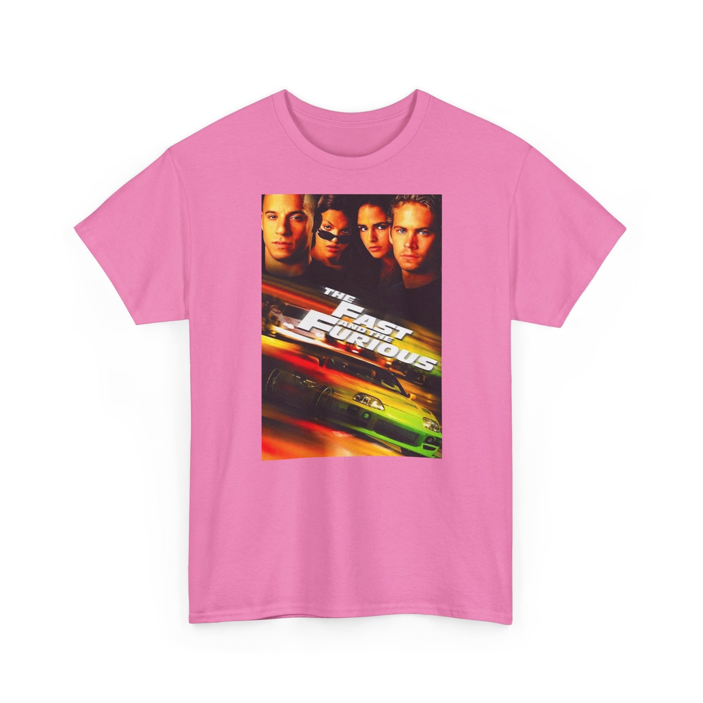 Fast and the furious T-shirt Retro Movie car club Cali Unisex Heavy Cotton Tee
