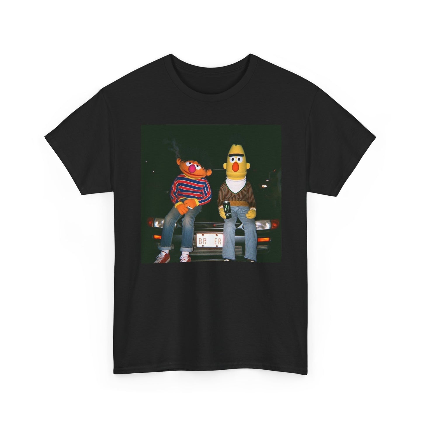 Bert And Ernie Funny  Graphic T Shirt S-5XL NEW Unisex Cotton Tee