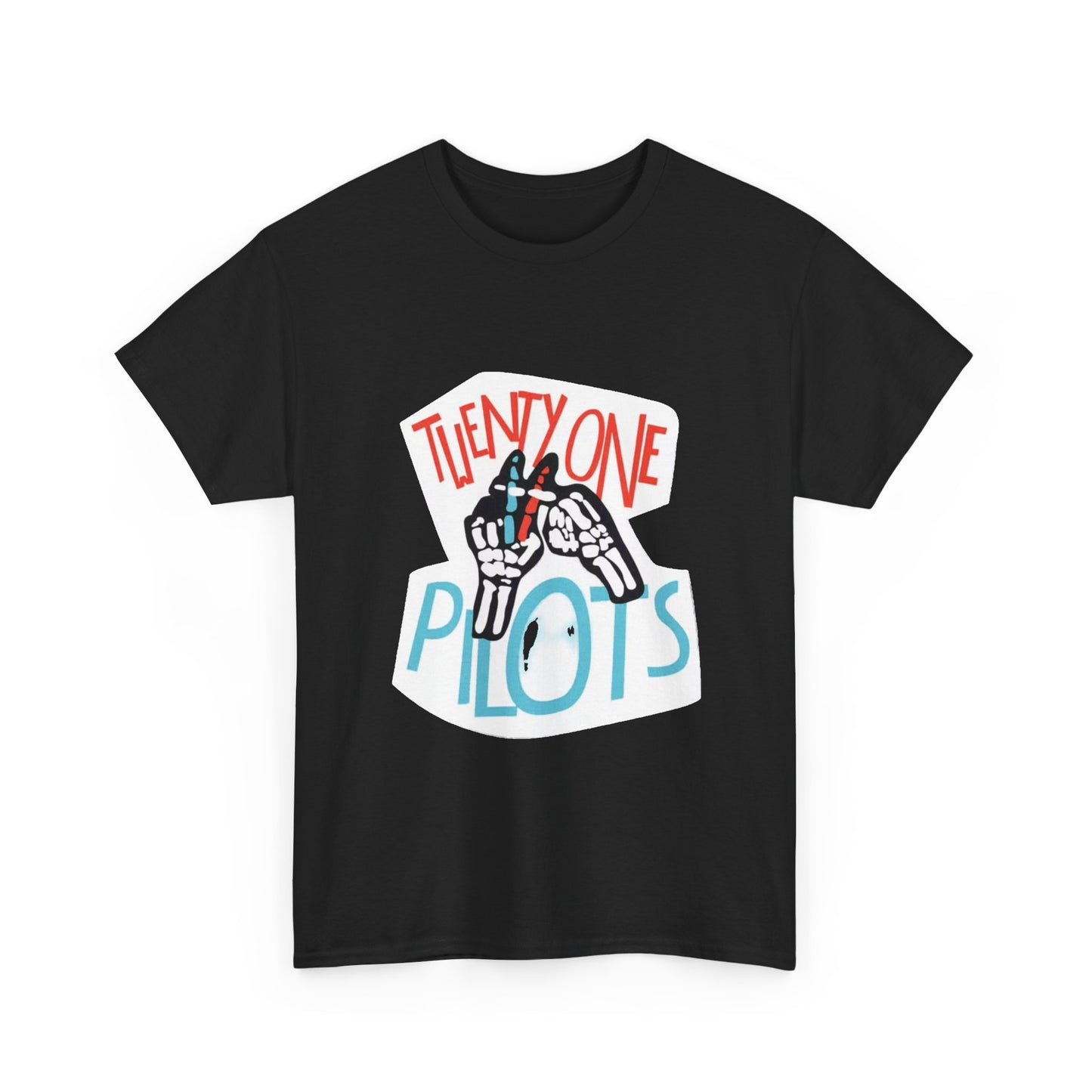 Twenty one pilots T-shirt retro  Cali skeleton graphic Unisex Heavy Cotton Tee