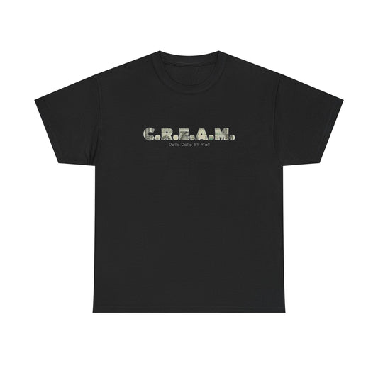 Cream Wu Tang Vintage Graphic T Shirt Unisex Heavy Cotton Tee