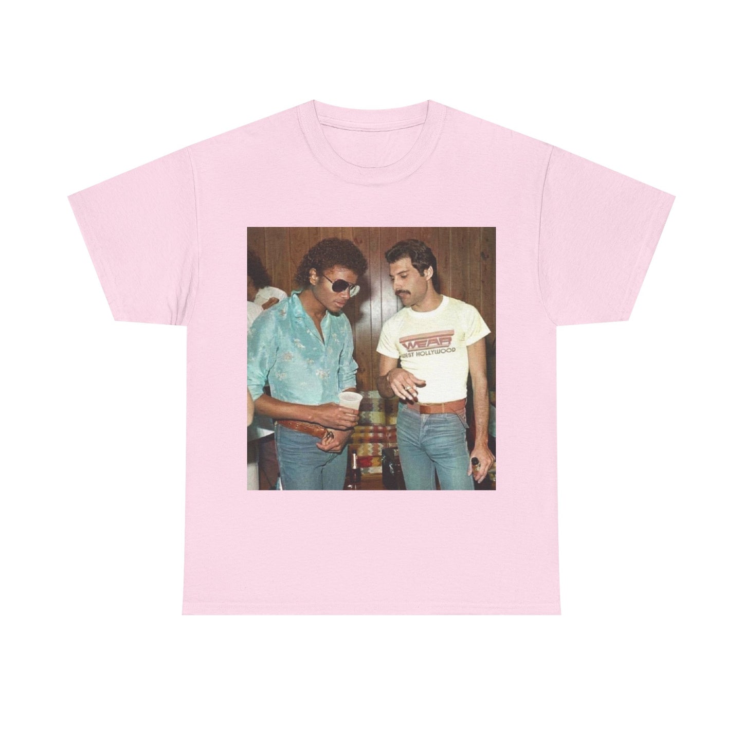 Michael jackson Queen tshirt vintage 80s retro graphic Unisex Heavy Cotton Tee