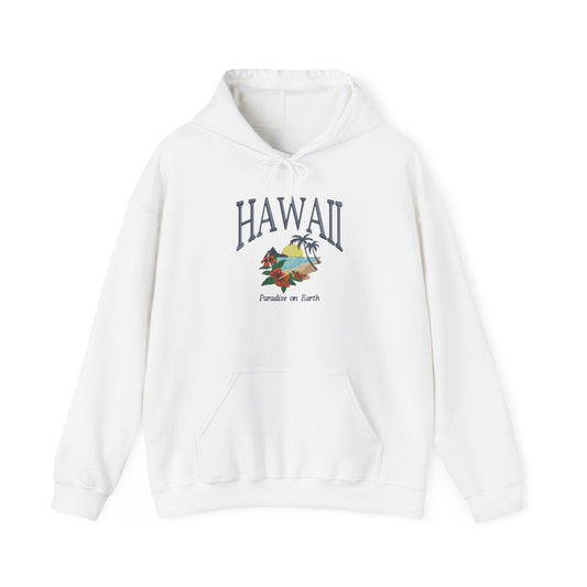 Hawaii Paradise On Earth Graphic Hoodie NEW Heavy Blend™ Sweatshirt
