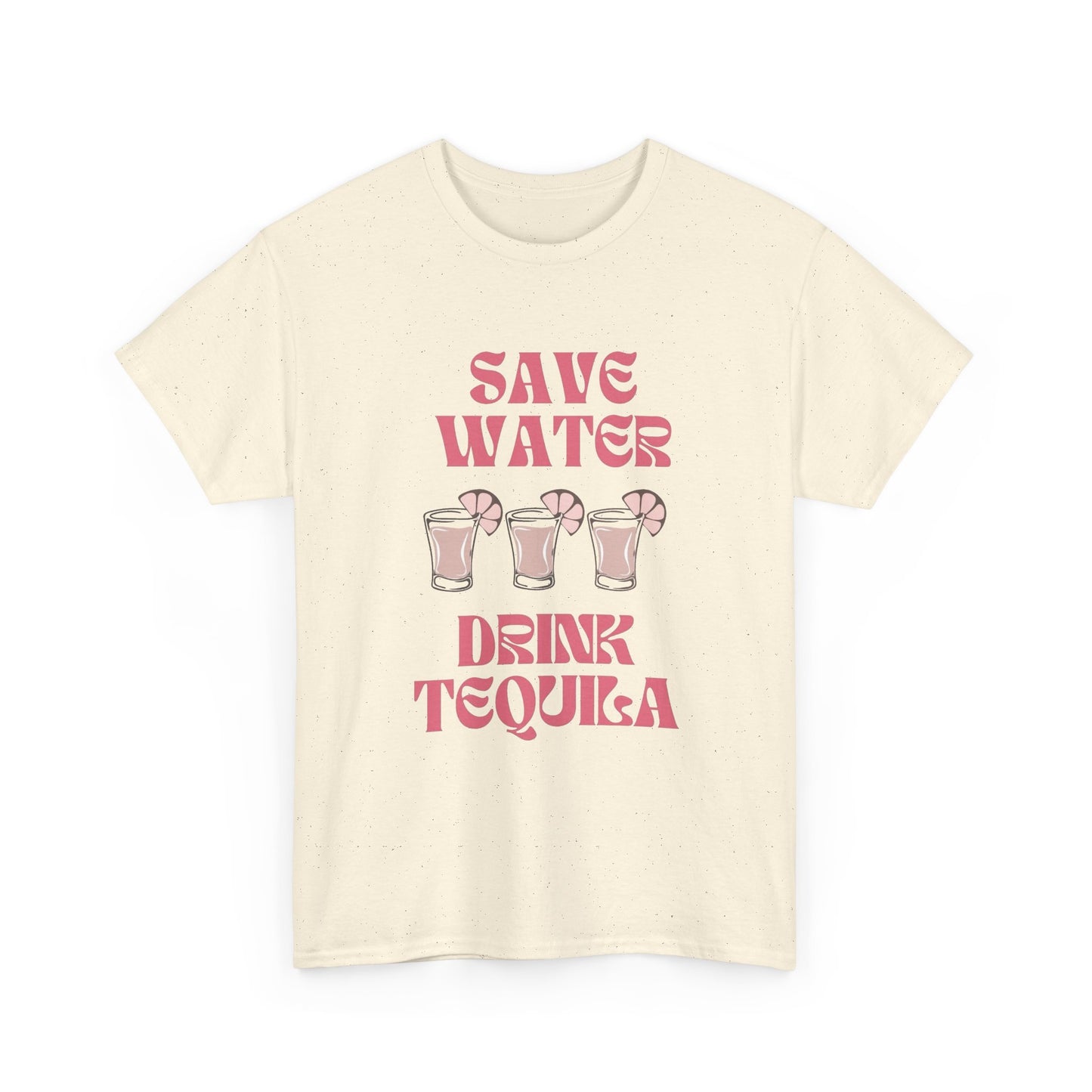 Save Water Drink Tequila Funny Graphic T Shirt NEW Adult Regular Sizing Tee