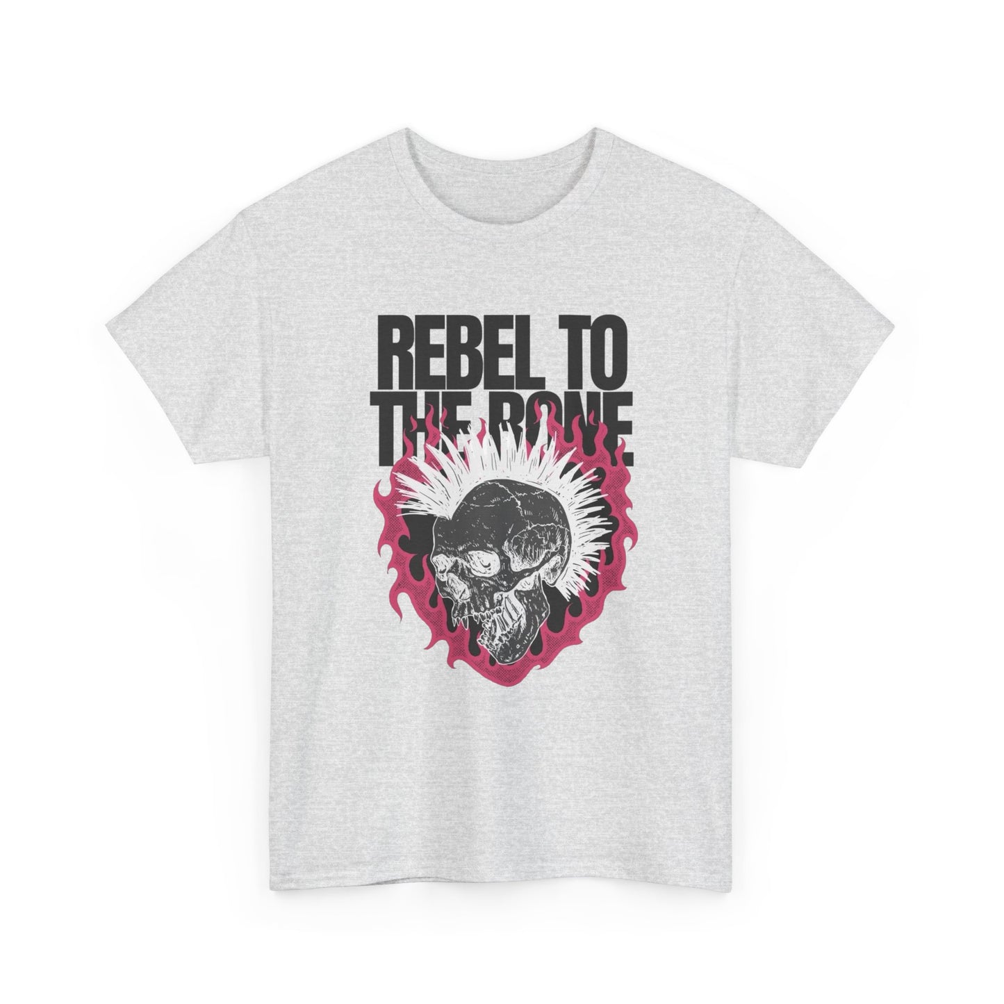 Rebel To The Bone Graphic T Shirt Unisex Heavy Cotton Tee