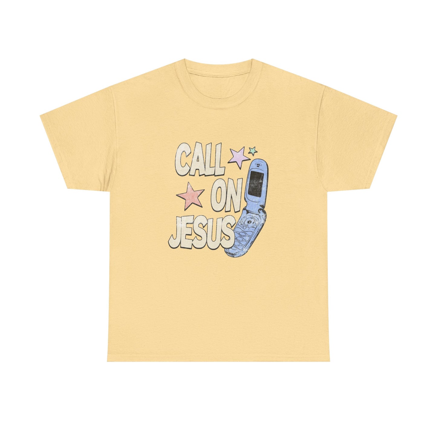 Call On Jesus Graphic T Shirt Unisex Heavy Cotton Tee