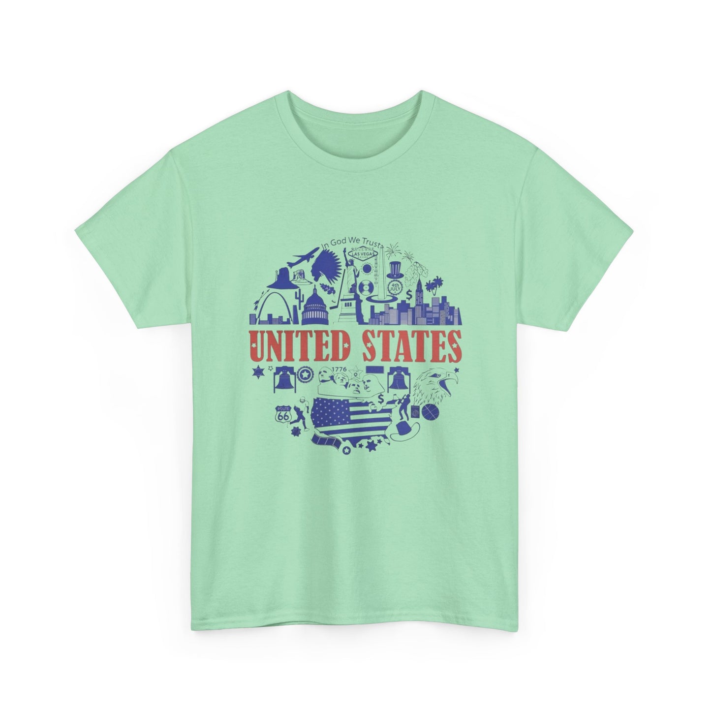 United States In God We Trust Graphic T Shirt NEW Adult Tee