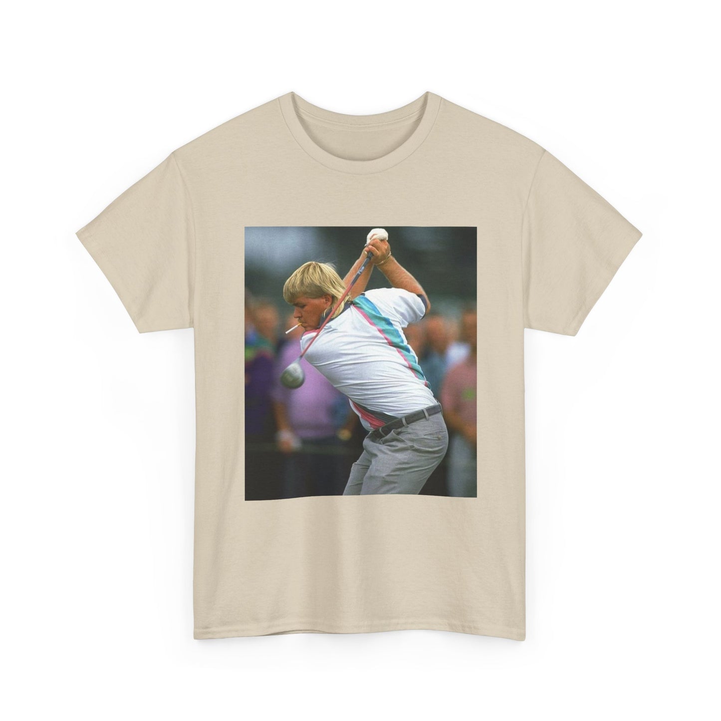 John Daly TShirt Masters golf club Tiger woods Vintage Unisex Heavy Cotton Tee