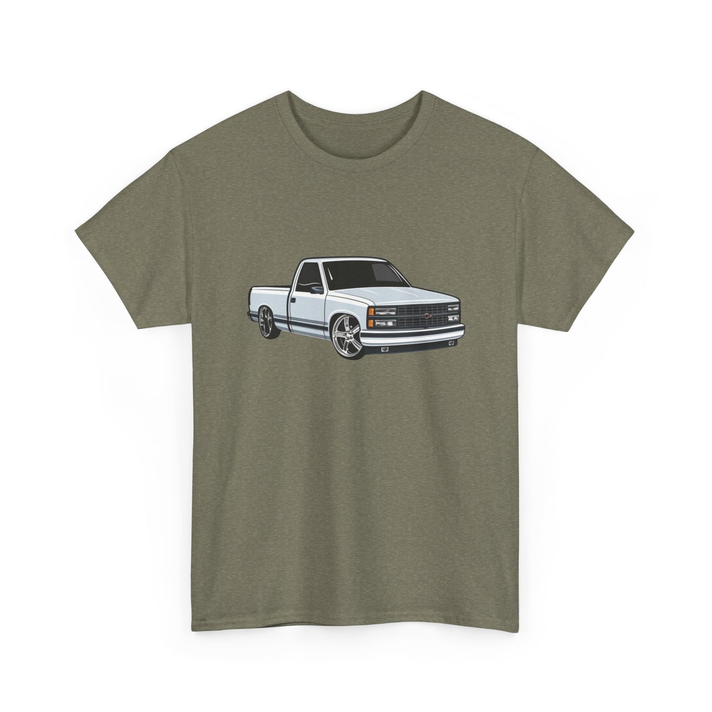 OBS Chevy Pickup Truck Retro Graphic T Shirt Unisex Heavy Cotton Tee NEW