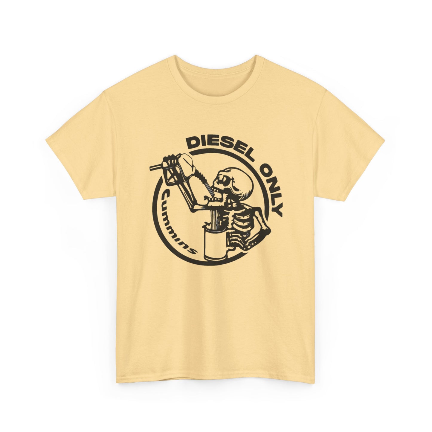 Diesel Only Cummins Graphic T Shirt Unisex Heavy Cotton Tee NEW