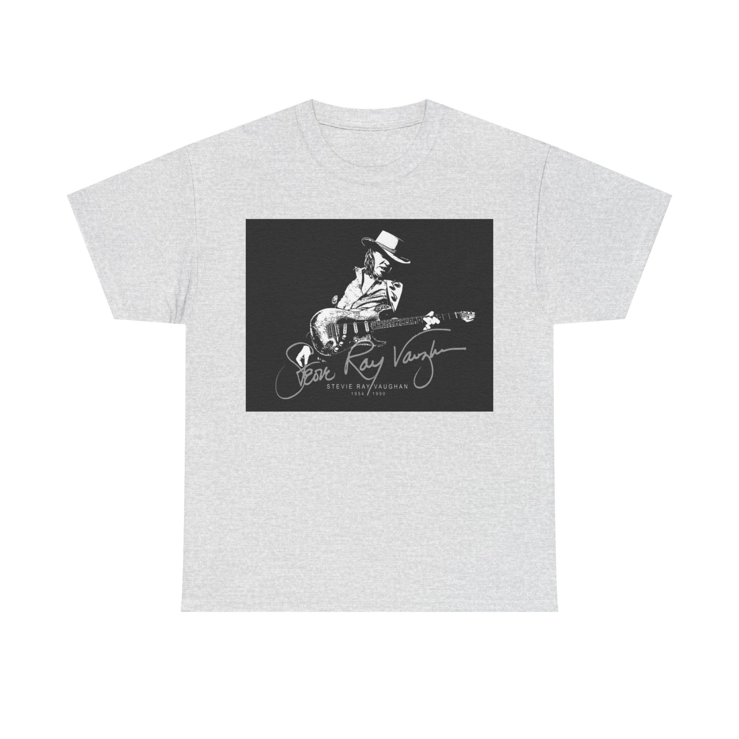 Stevie ray vaughn T-shirt Vintage retro rock album Unisex Heavy Cotton Tee