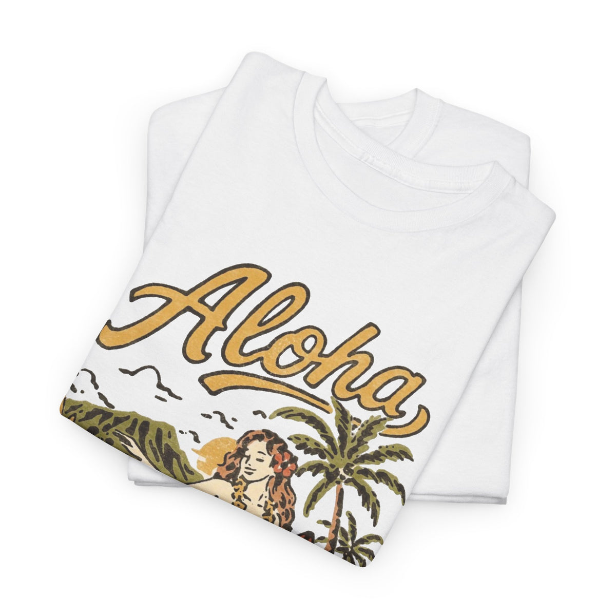 Aloha Tropical Island Woman Graphic Tee Men's Graphic Tee