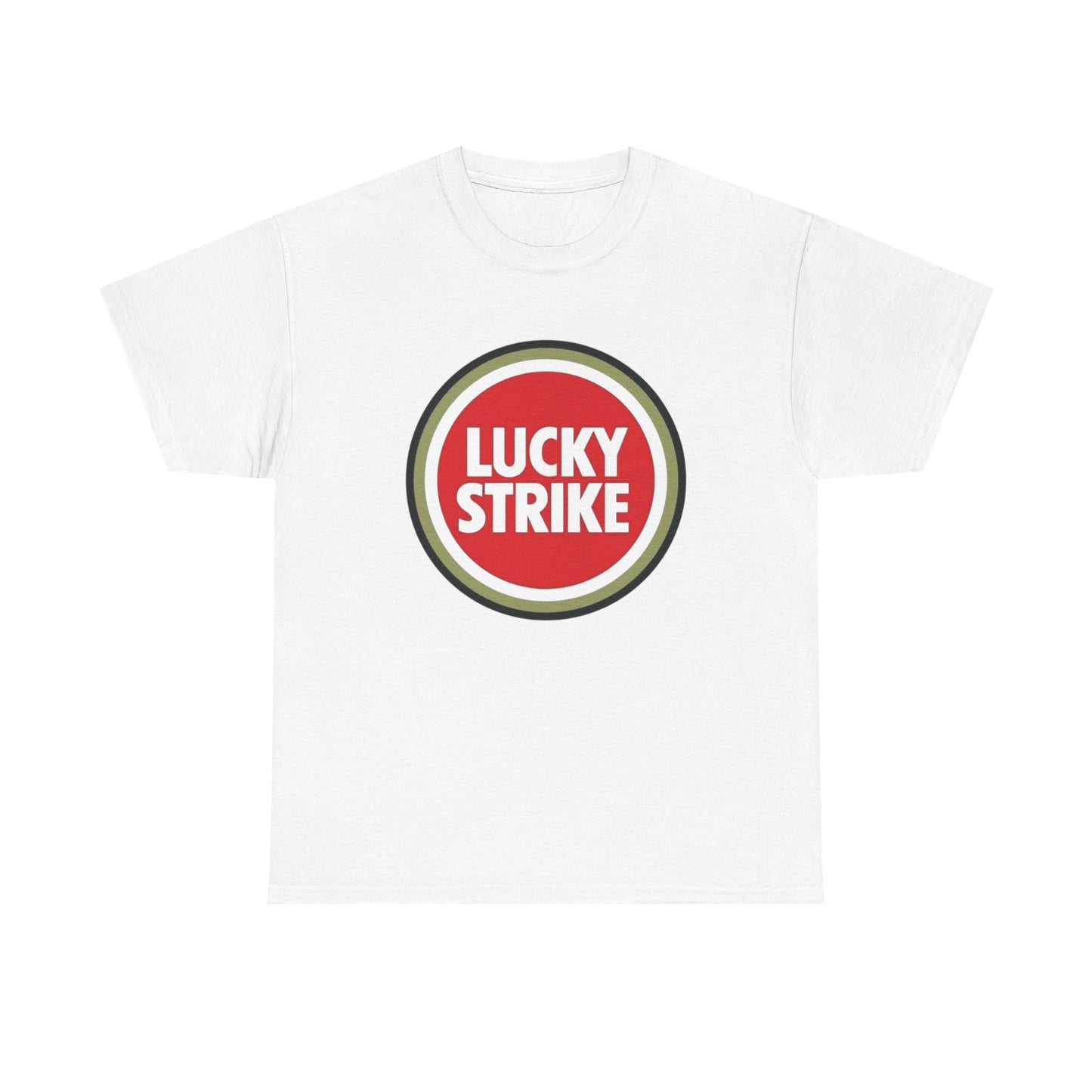 Lucky Strike Bowling Graphic T Shirt NEW Heavy Cotton Tee
